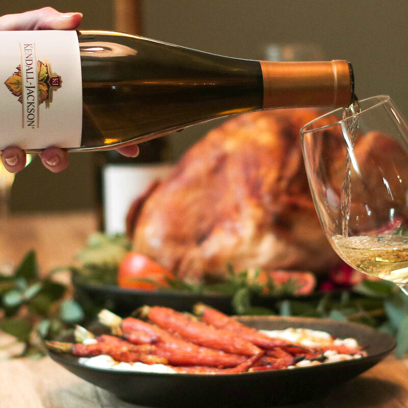 Kendall-Jackson chardonnay pouring